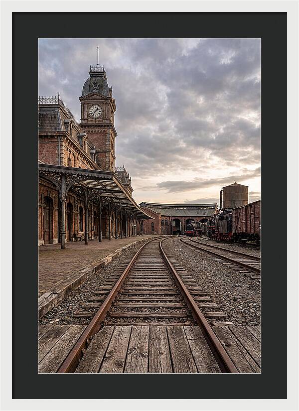 Old Train Station At Dusk