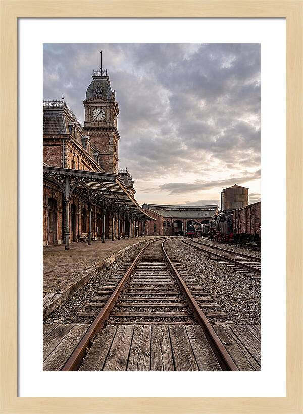 Old Train Station At Dusk
