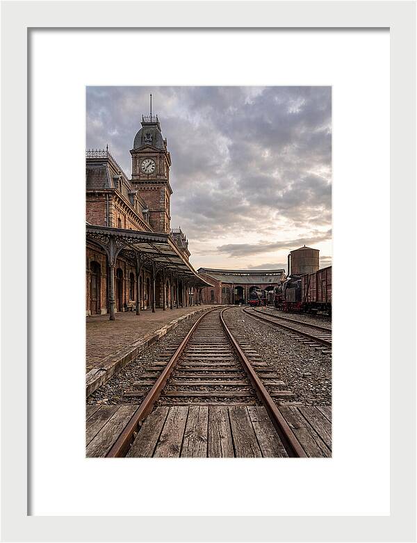 Old Train Station At Dusk