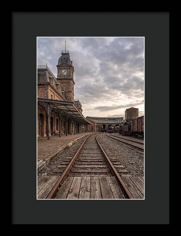 Old Train Station At Dusk