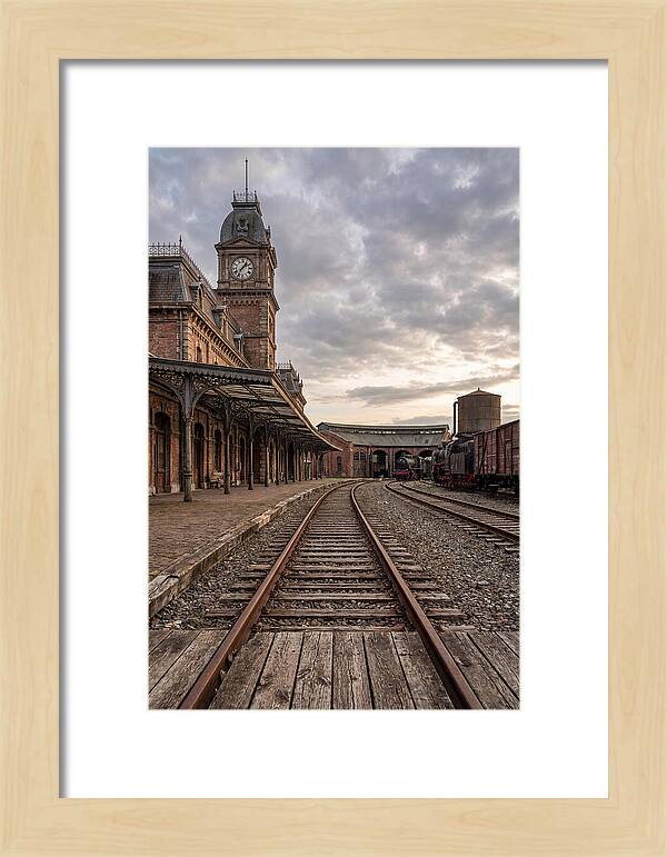 Old Train Station At Dusk