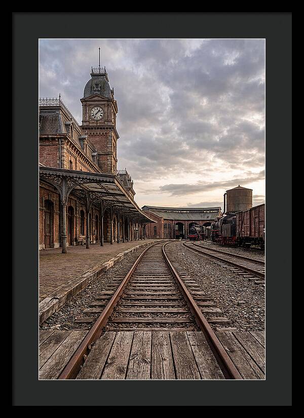 Old Train Station At Dusk