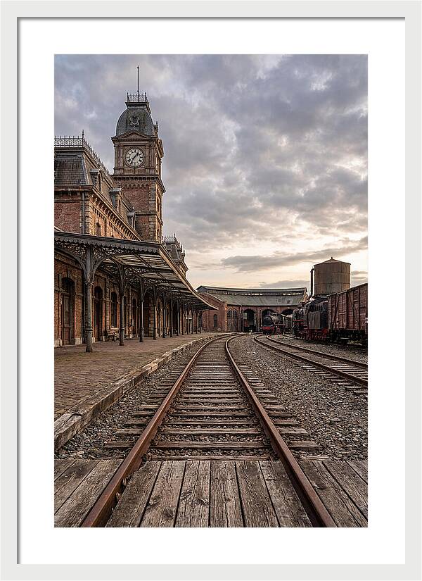 Old Train Station At Dusk