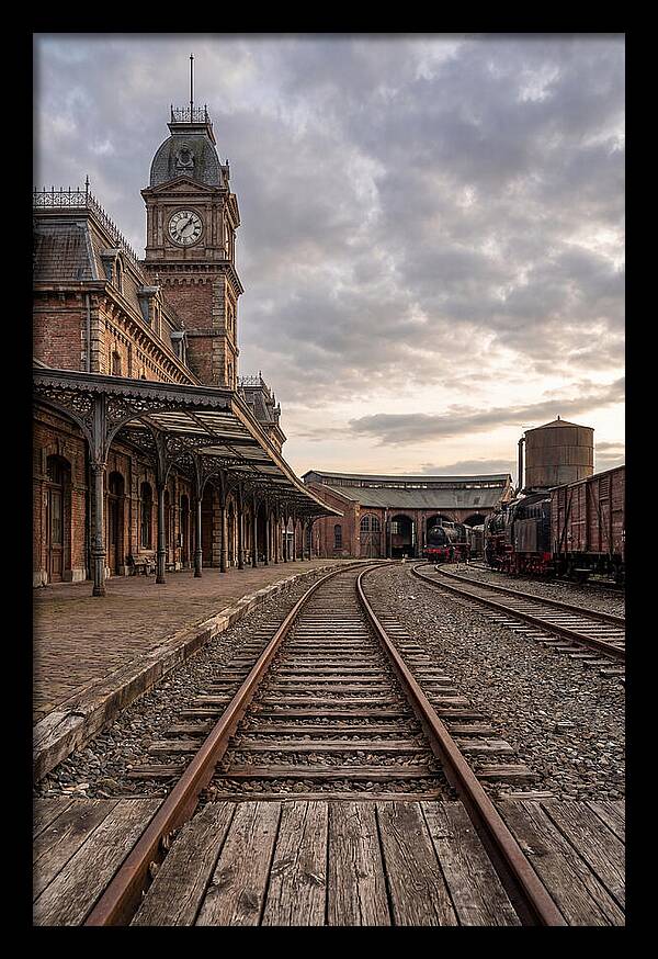 Old Train Station At Dusk