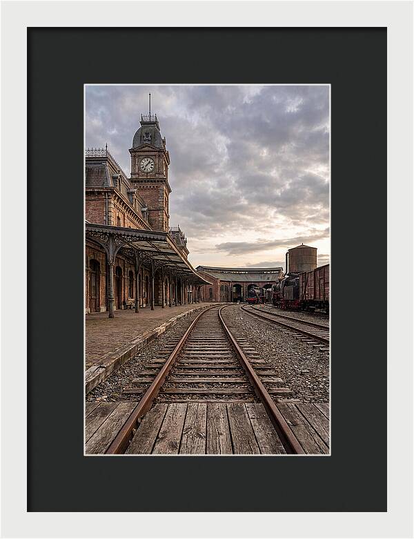 Old Train Station At Dusk