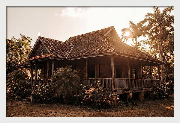 Old Tropical Plantation House