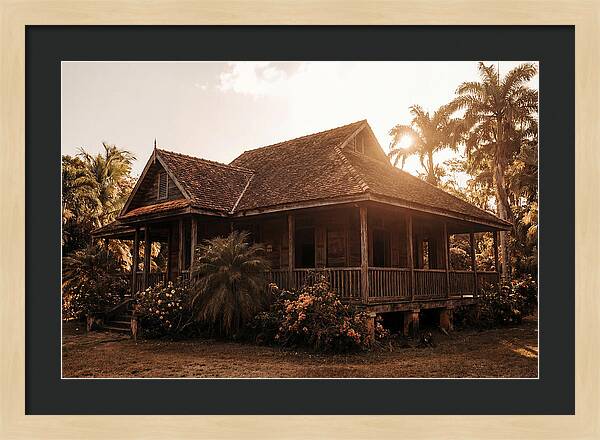 Old Tropical Plantation House