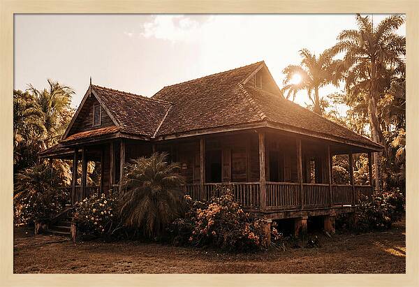 Old Tropical Plantation House