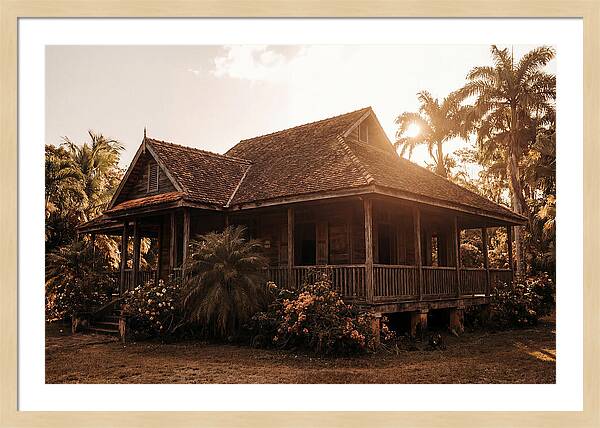 Old Tropical Plantation House