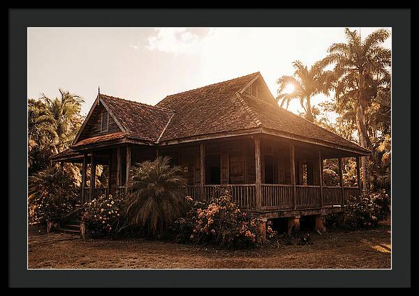 Old Tropical Plantation House