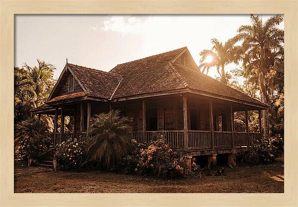 Old Tropical Plantation House