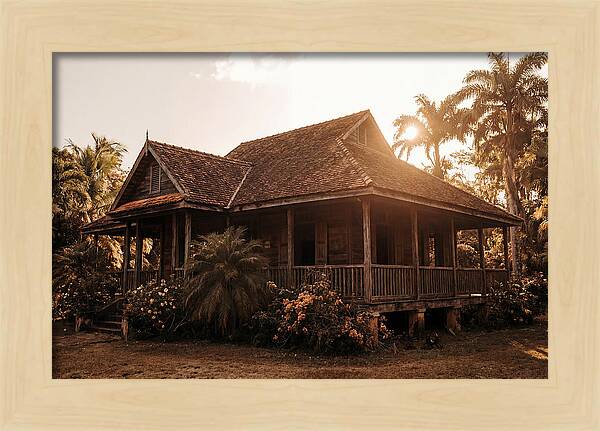 Old Tropical Plantation House