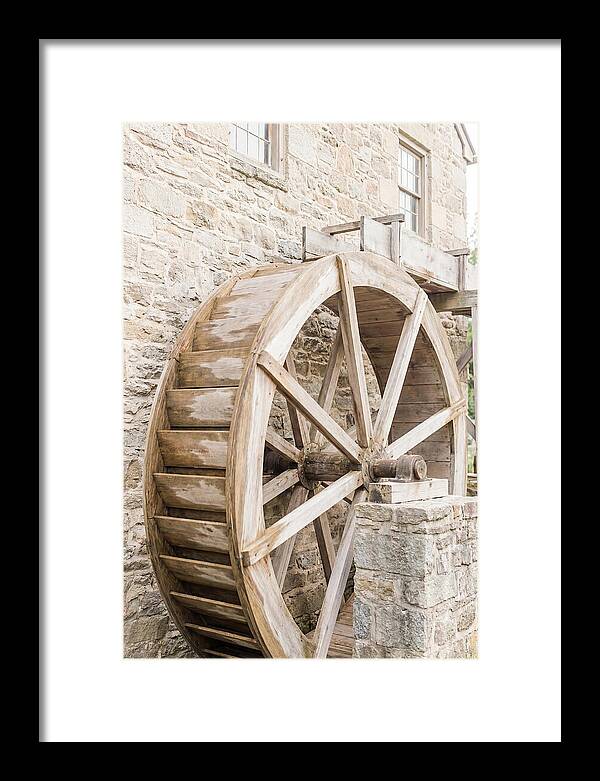 Old Water Wheel Turning Slowly