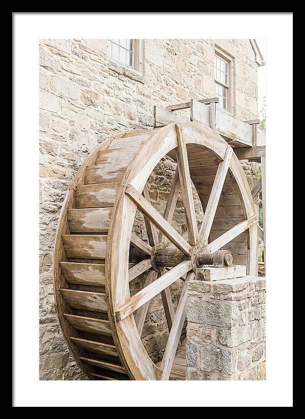 Old Water Wheel Turning Slowly