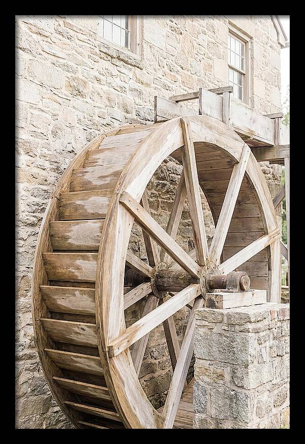 Old Water Wheel Turning Slowly