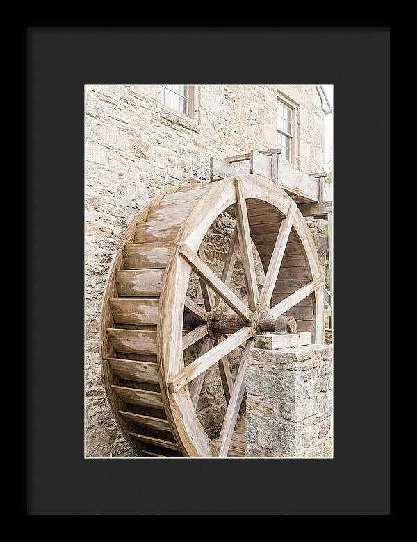 Old Water Wheel Turning Slowly