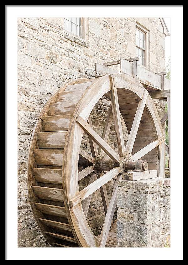 Old Water Wheel Turning Slowly