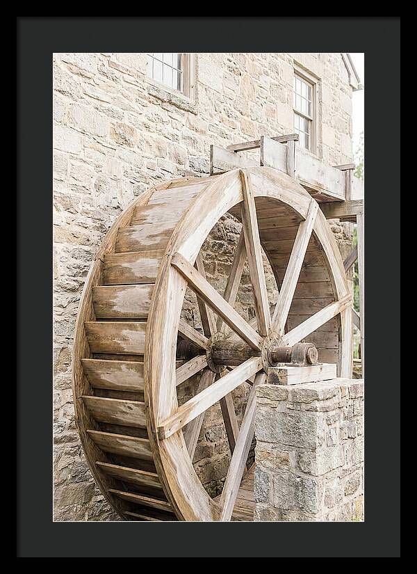 Old Water Wheel Turning Slowly