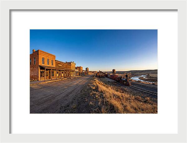 Old West Train Station Scene