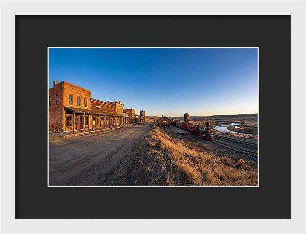 Old West Train Station Scene