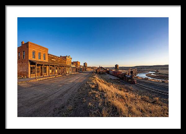 Old West Train Station Scene