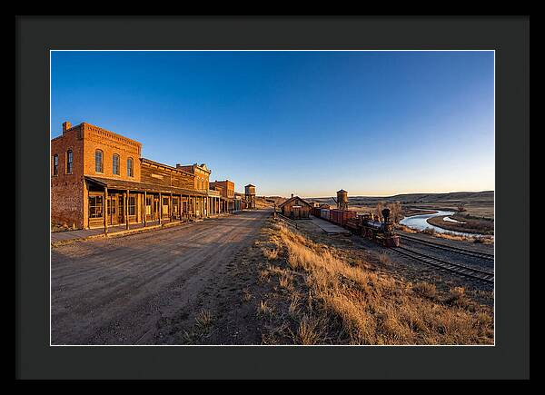 Old West Train Station Scene