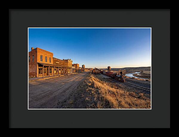 Old West Train Station Scene