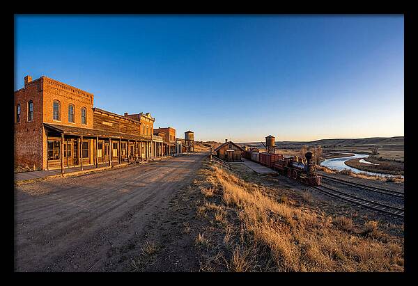 Old West Train Station Scene