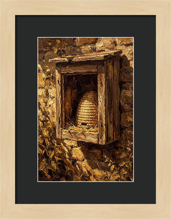 Old Wooden Bee Bole