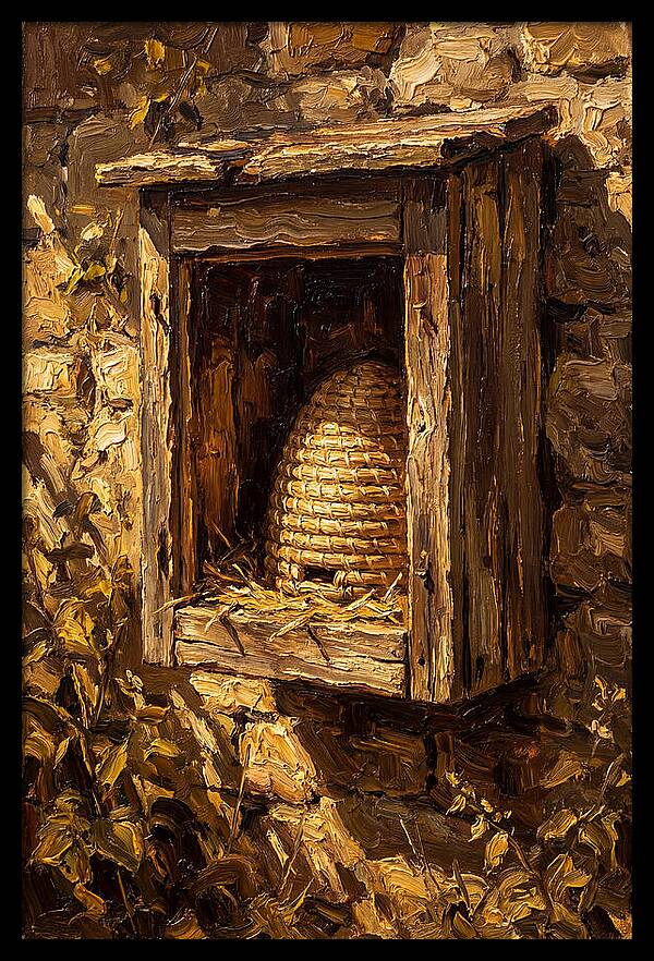 Old Wooden Bee Bole