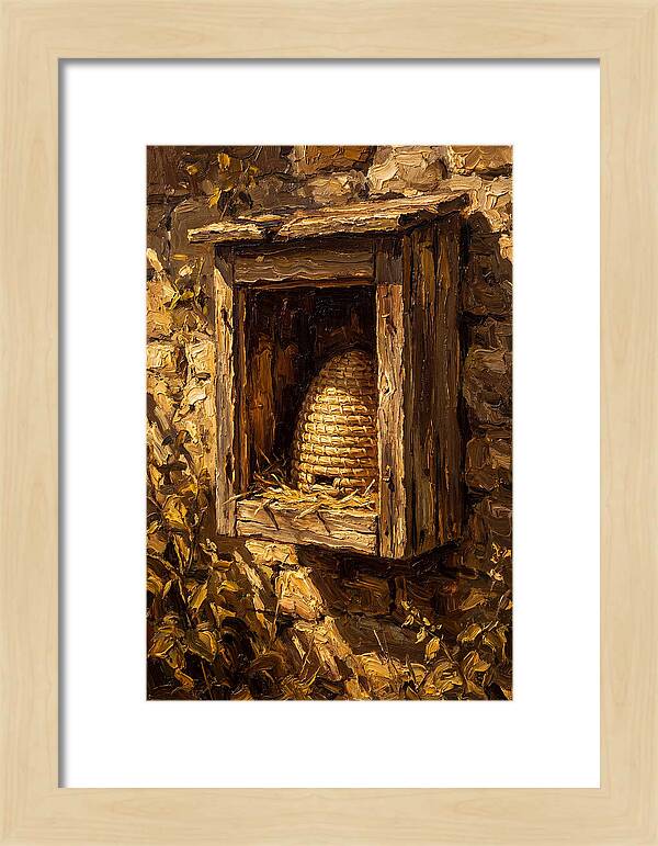 Old Wooden Bee Bole