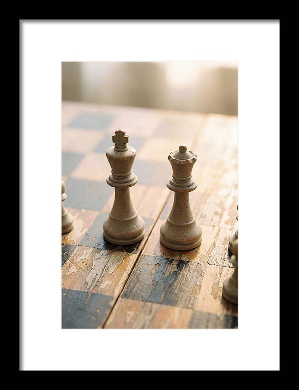 Old Wooden Chess Pieces