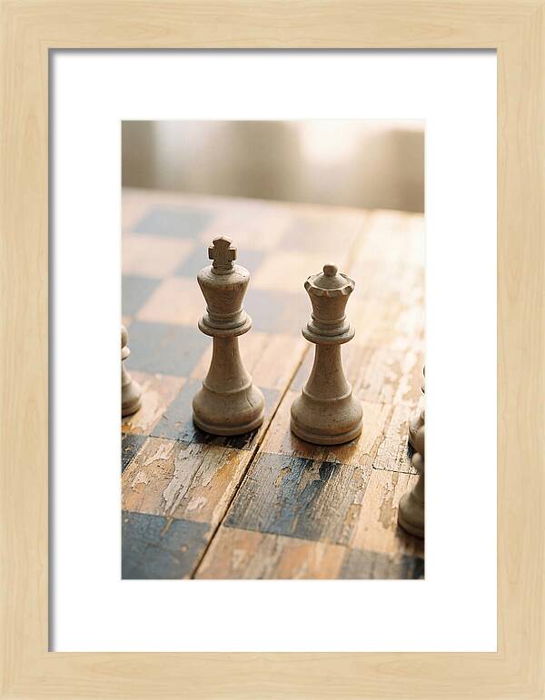 Old Wooden Chess Pieces