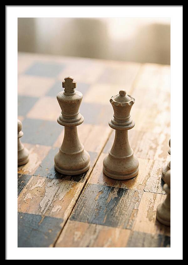 Old Wooden Chess Pieces