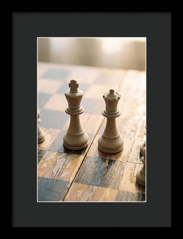 Old Wooden Chess Pieces