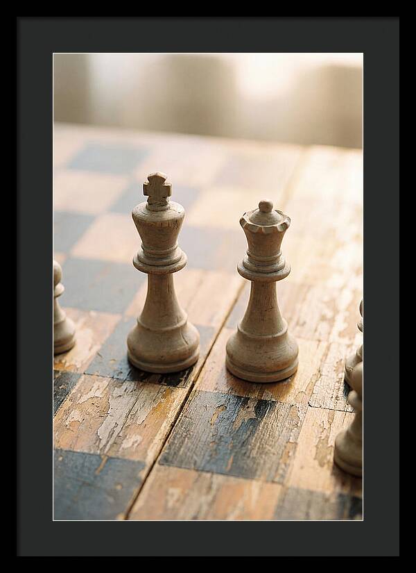 Old Wooden Chess Pieces