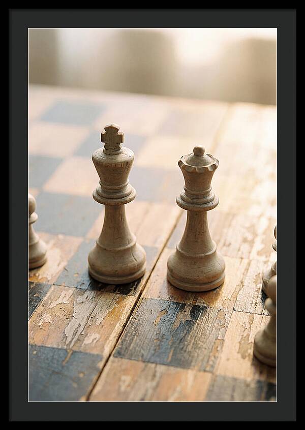 Old Wooden Chess Pieces