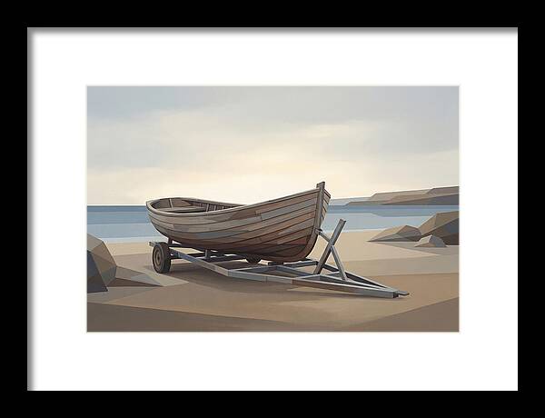 Old Wooden Clinker Boat