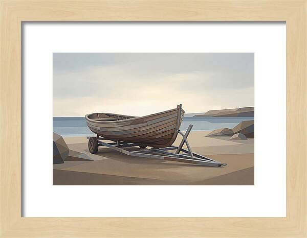 Old Wooden Clinker Boat