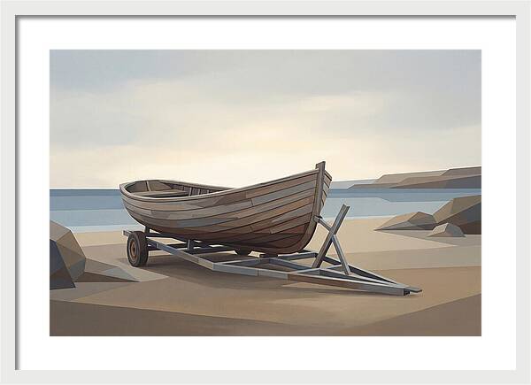 Old Wooden Clinker Boat