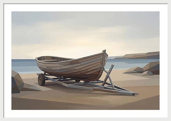 Old Wooden Clinker Boat