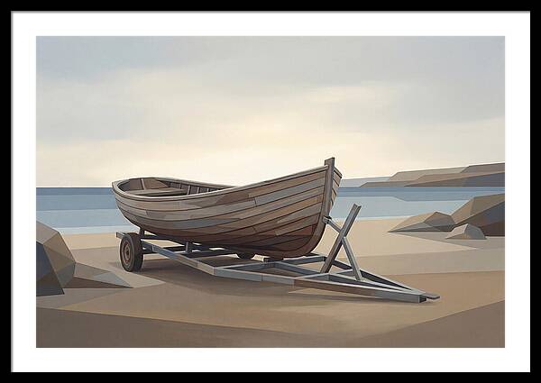 Old Wooden Clinker Boat