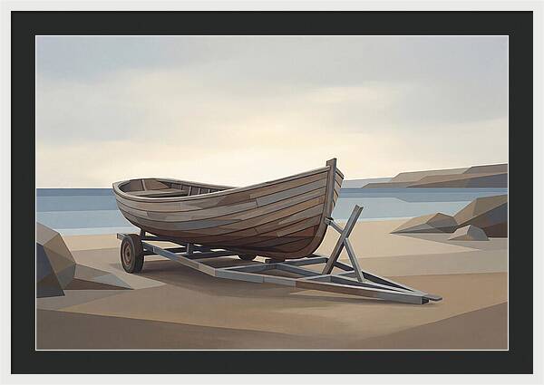 Old Wooden Clinker Boat