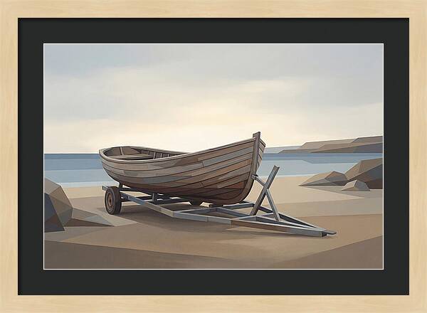 Old Wooden Clinker Boat