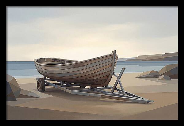 Old Wooden Clinker Boat