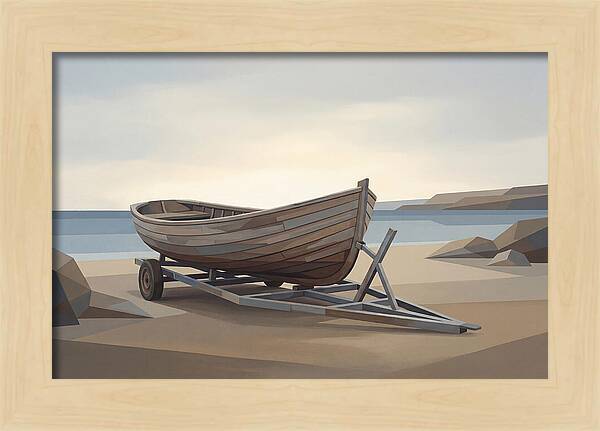 Old Wooden Clinker Boat