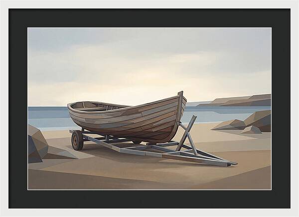 Old Wooden Clinker Boat
