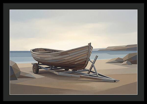 Old Wooden Clinker Boat