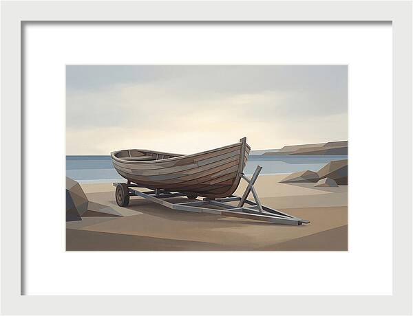 Old Wooden Clinker Boat