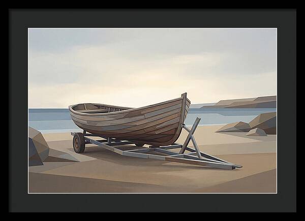 Old Wooden Clinker Boat